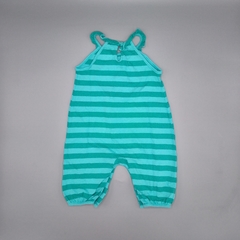 Enterito Baby GAP Talle 0-3 meses algodón verde agua con rayas - comprar online