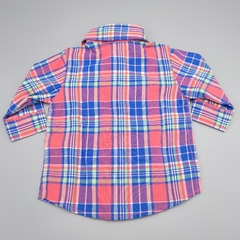 Camisa Carters Talle 3 meses cuadrillé rojo-azul y verde - comprar online