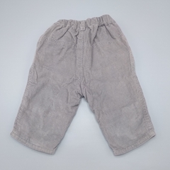 Pantalón Grisino Talle 3 meses (largo 33 cm) corderoy gris - comprar online