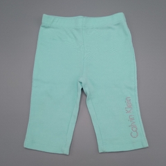 Legging Calvin Klein Talle 3-6 meses (largo 34 cm) algodón verde agua