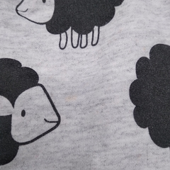 Segunda Selección - Babucha Grow Up Talle 3 meses (larrgo 27 cm) algodón ovejitas negras en internet