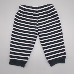 Segunda Selección - Legging Carters Talle 3 meses (largo 31 cm) algodón negro a rayas - comprar online