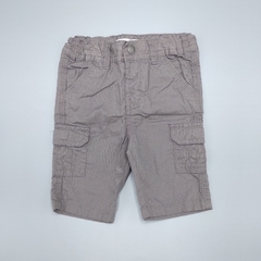 Pantalón Kitchoun Talle 6 meses (largo 30 cm) gris con bolsillos