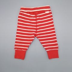 Legging Little Akiabara Talle 3 meses (largo 30 cm) rayas rojas - comprar online