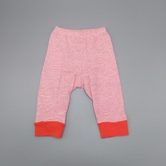 Segunda Selección - Legging Grisino Talle 3-6 meses (largo 34 cm) algodón rojo a rayas