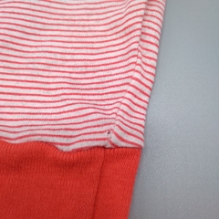 Segunda Selección - Legging Grisino Talle 3-6 meses (largo 34 cm) algodón rojo a rayas - Baby Back Sale SAS