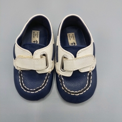 Segunda Selección - Zapatos Janie and Jack Talle 4 (13 cm suela) de cuerina azul y blanco - comprar online
