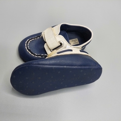 Segunda Selección - Zapatos Janie and Jack Talle 4 (13 cm suela) de cuerina azul y blanco - Baby Back Sale SAS