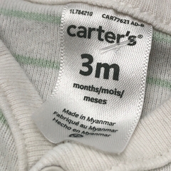 Conjunto Remera/body+pantalón Carters - Talle 3-6 meses - Baby Back Sale SAS