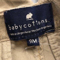 Pantalón Baby Cottons - Talle 9-12 meses - SEGUNDA SELECCIÓN - Baby Back Sale SAS