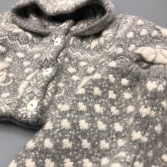 Conjunto Abrigo+pantalón lana gris - Talle 3-6 meses - SEGUNDA SELECCIÓN - comprar online