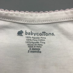 Enterito corto Baby Cottons - Talle 3-6 meses - SEGUNDA SELECCIÓN - Baby Back Sale SAS