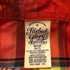 Camisa FADED GLORY - Talle 6 años - Baby Back Sale SAS