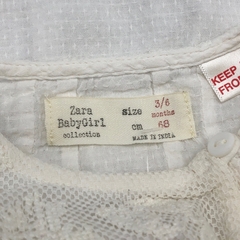 Camisa Zara - Talle 3-6 meses - SEGUNDA SELECCIÓN - Baby Back Sale SAS