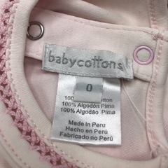 Enterito corto Baby Cottons - Talle 0-3 meses - SEGUNDA SELECCIÓN - tienda online