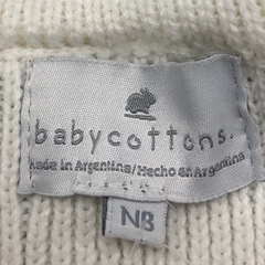 Saco Baby Cottons - Talle 0-3 meses - SEGUNDA SELECCIÓN
