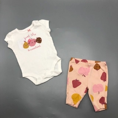 Conjunto Remera/body + Pantalón Carters - Talle 0-3 meses - SEGUNDA SELECCIÓN