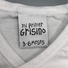 Remera Grisino - Talle 3-6 meses
