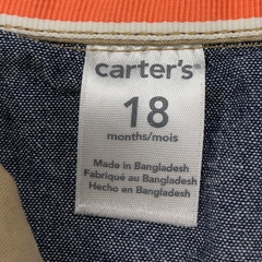 Campera jean/gabardina Carters - Talle 18-24 meses