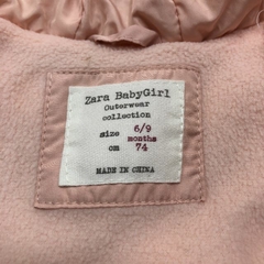 Campera abrigo Zara - Talle 6-9 meses - SEGUNDA SELECCIÓN - Baby Back Sale SAS