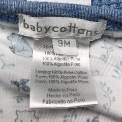 Enterito largo Baby Cottons - Talle 9-12 meses - SEGUNDA SELECCIÓN