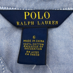 Camisa Polo Ralph Lauren - Talle 6 años - SEGUNDA SELECCIÓN