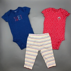 Conjunto Remera/body + Pantalón Carters - Talle 3-6 meses - SEGUNDA SELECCIÓN