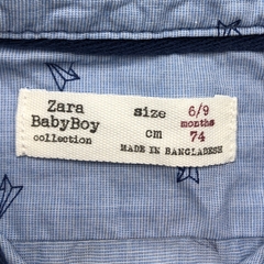 Camisa Zara - Talle 6-9 meses - SEGUNDA SELECCIÓN