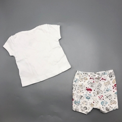 Conjunto Remera + Short Grisino - Talle 0-3 meses - Baby Back Sale SAS