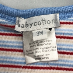 Enterito largo Baby Cottons - Talle 3-6 meses - SEGUNDA SELECCIÓN