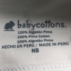 Gorro Baby Cottons - Talle 0-3 meses - SEGUNDA SELECCIÓN - Baby Back Sale SAS