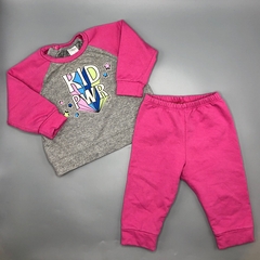 Conjunto Abrigo + Pantalón Grisino - Talle 6-9 meses - SEGUNDA SELECCIÓN