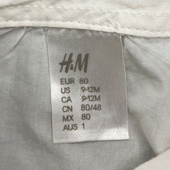 Camisa H&M - Talle 9-12 meses - SEGUNDA SELECCIÓN