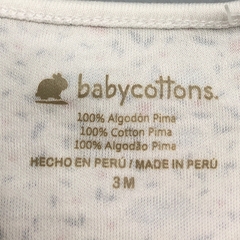 Enterito largo Baby Cottons - Talle 3-6 meses - SEGUNDA SELECCIÓN