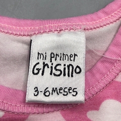 Remera Grisino - Talle 3-6 meses