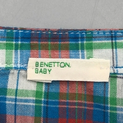 Camisa Benetton - Talle 0-3 meses - SEGUNDA SELECCIÓN