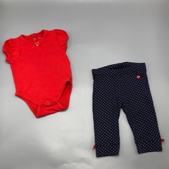 Conjunto Remera/body + Pantalón Little Akiabara - Talle 3-6 meses