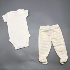 Conjunto Remera/body + Pantalón Carters - Talle 0-3 meses - Baby Back Sale SAS