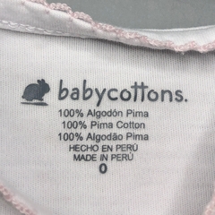 Conjunto Remera/body + Pantalón Baby Cottons - Talle 0-3 meses - SEGUNDA SELECCIÓN - tienda online