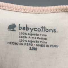 Enterito largo Baby Cottons - Talle 12-18 meses - SEGUNDA SELECCIÓN