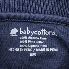 Body Baby Cottons - Talle 6-9 meses - SEGUNDA SELECCIÓN - comprar online