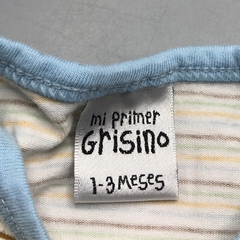 Remera Grisino - Talle 0-3 meses