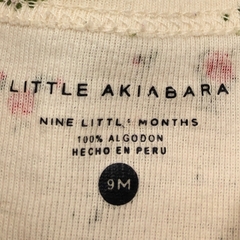 Body Little Akiabara - Talle 9-12 meses - SEGUNDA SELECCIÓN