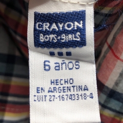 Camisa Crayón - Talle 6 años - SEGUNDA SELECCIÓN - Baby Back Sale SAS