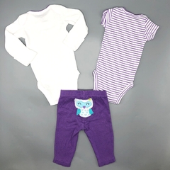 Conjunto body + Pantalón Carters - Talle 0-3 meses - SEGUNDA SELECCIÓN - tienda online