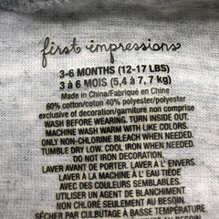 Remera First Impressions - Talle 3-6 meses - Baby Back Sale SAS