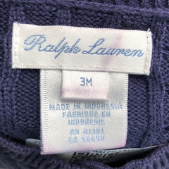 Saco Polo Ralph Lauren - Talle 3-6 meses - SEGUNDA SELECCIÓN - Baby Back Sale SAS