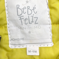 Campera abrigo Mimo - Talle 6-9 meses - SEGUNDA SELECCIÓN