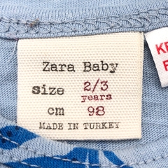 Remera Zara - Talle 2 años - Baby Back Sale SAS