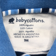 Enterito corto Baby Cottons - Talle 3-6 meses - SEGUNDA SELECCIÓN - Baby Back Sale SAS